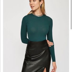 Dark green dynamite sweater
